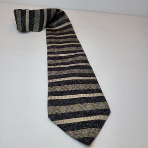 Barrington, Blue Striped‎ Silk Tie
